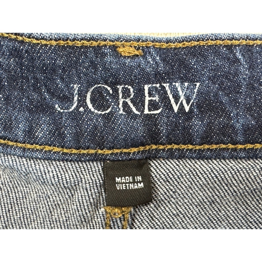 J.Crew Womens 96 Denim Trouser High Rise Wide Leg Indigo Jeans 28 Meas: 28x26.5 - Picture 3 of 7
